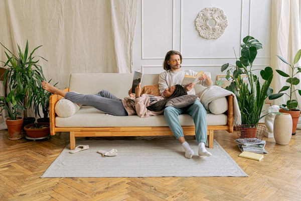 creative couple  focusing on their emotional self care